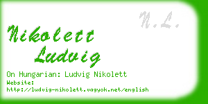 nikolett ludvig business card